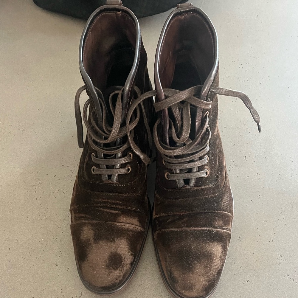 John Varvatos Velvet Fleetwood boots Sz 9